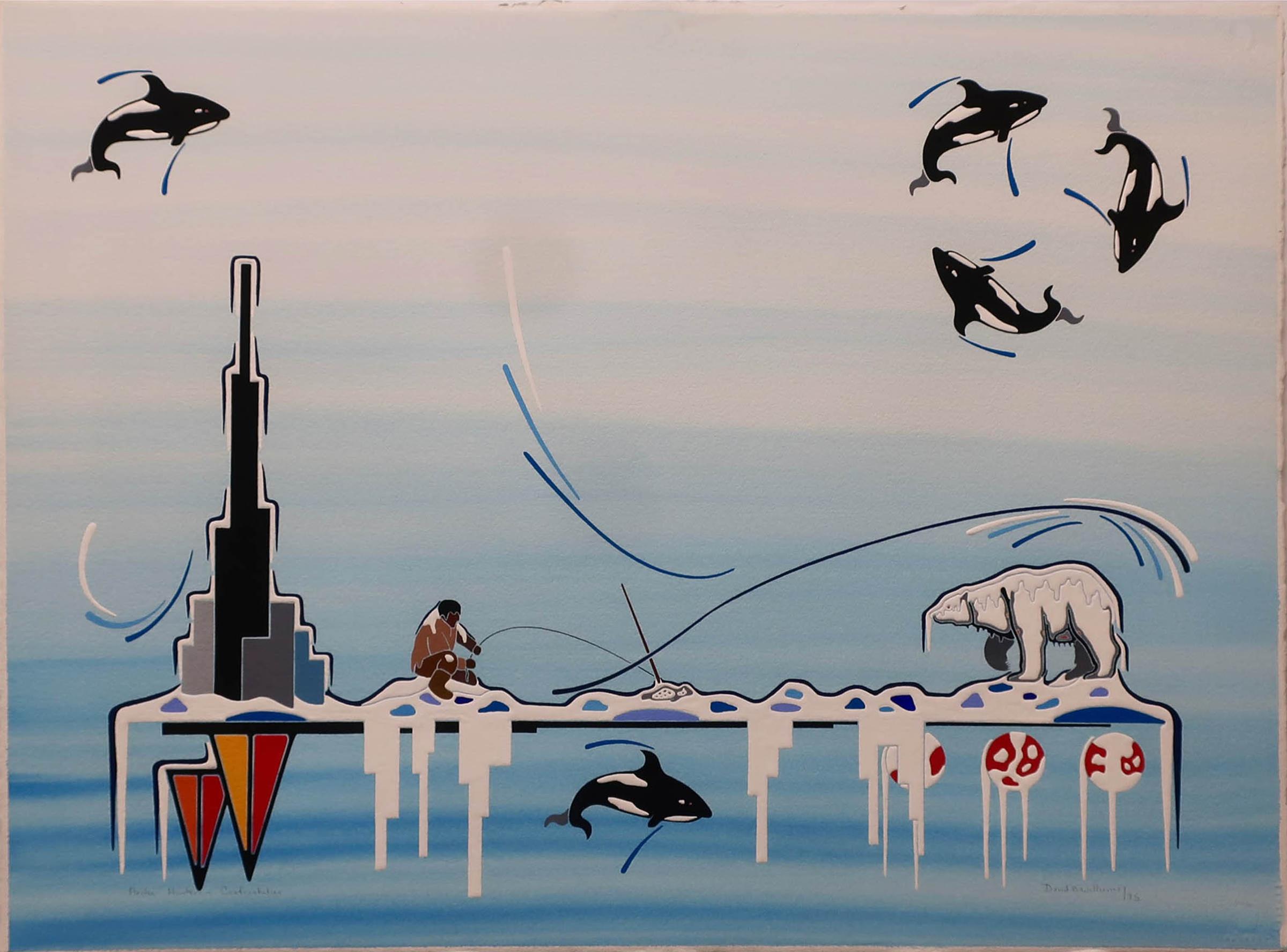 David B. Williams (1947-2009) - Arctic Hunters - Confrontation