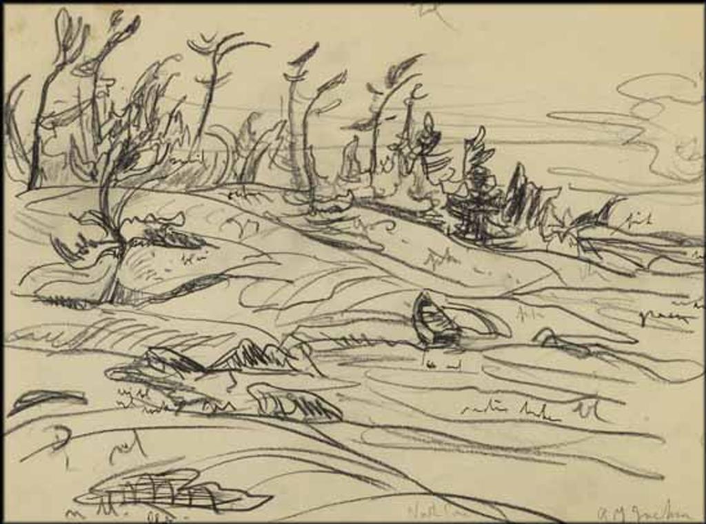 Alexander Young (A. Y.) Jackson (1882-1974) - North Pine / Landscape (verso)