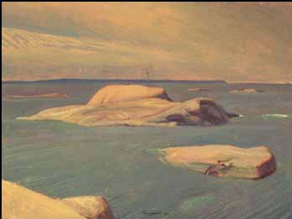Charles Fraser Comfort (1900-1994) - Monument Channel, Georgian Bay