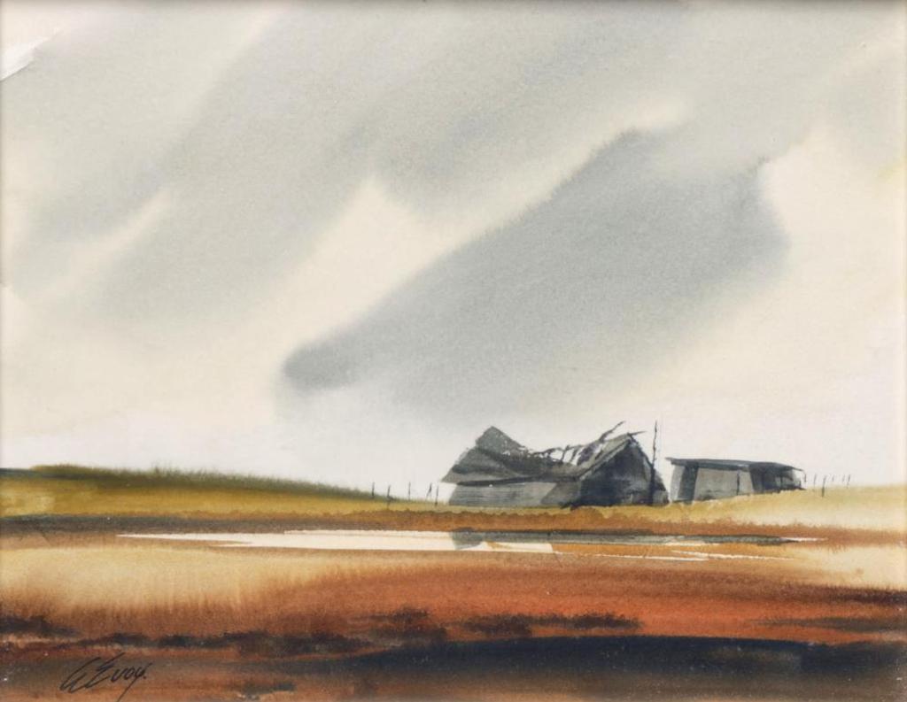 Arthur Evoy (1924-2003) - Untitled - Abandoned Farm