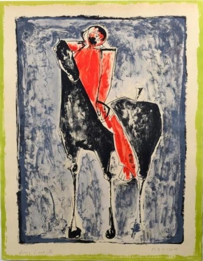 Marino Marini (1901-1980) - Cavalier Rouge, 1953