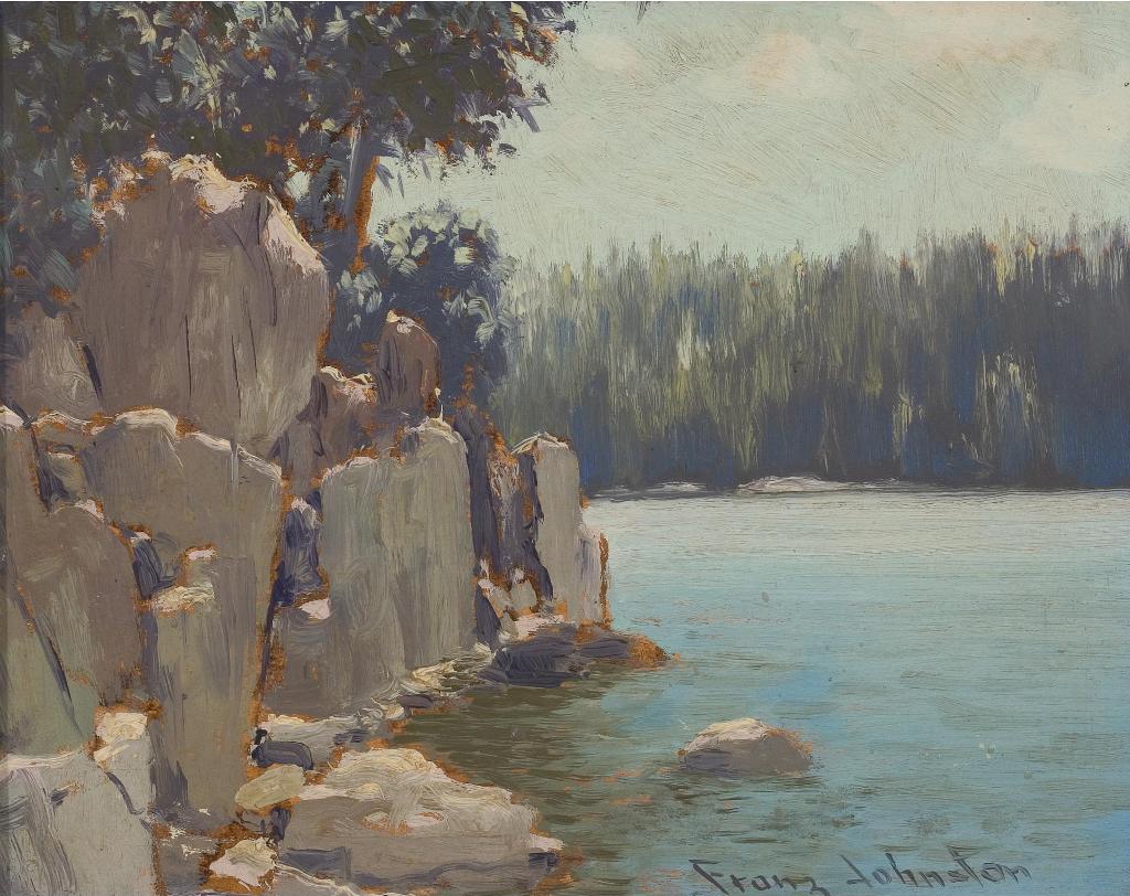 Frank (Franz) Hans Johnston (1888-1949) - At Silver Island, Lake Superior
