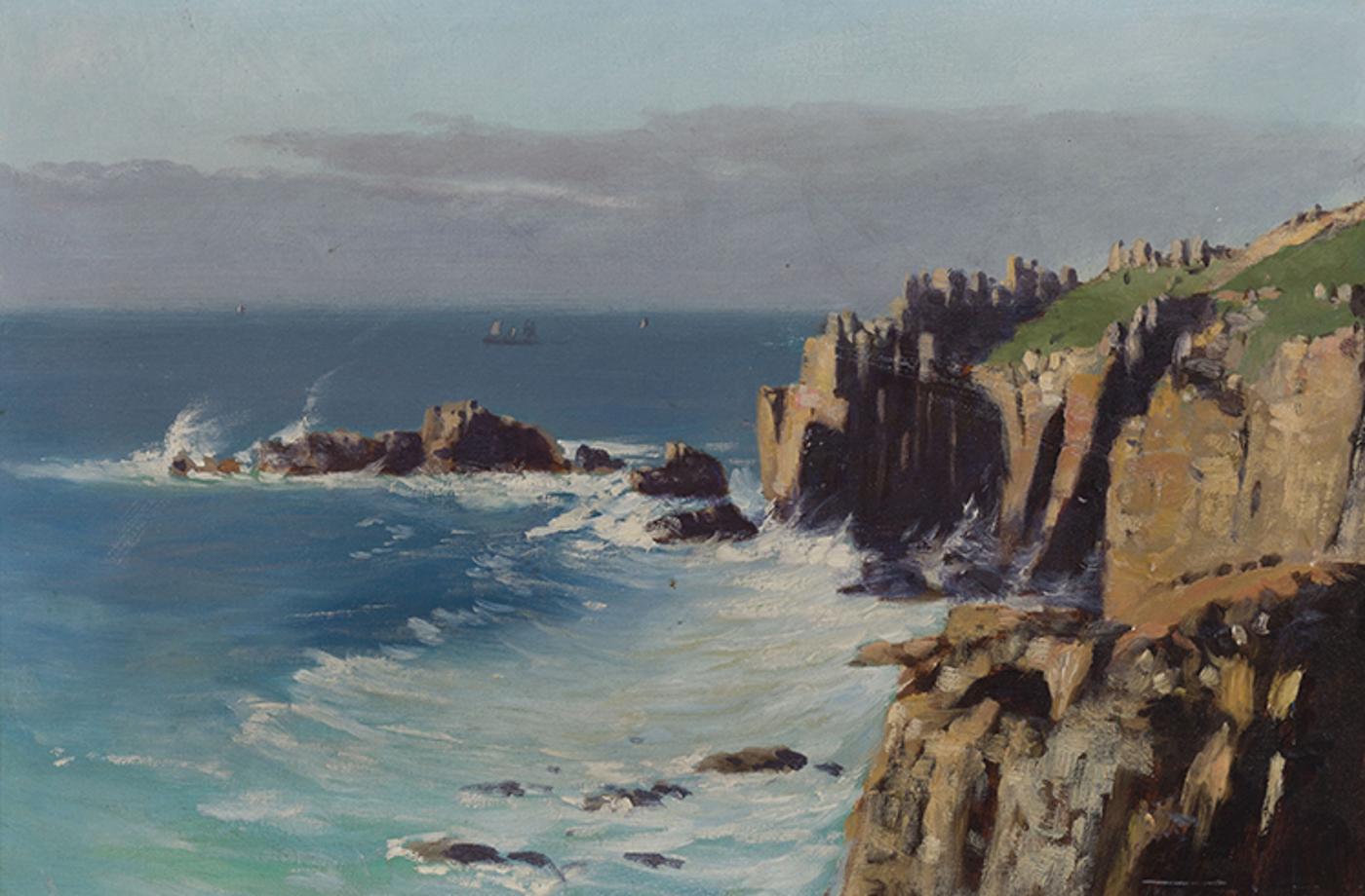 Frederic Martlett Bell-Smith (1846-1923) - Land's End, Cornwall