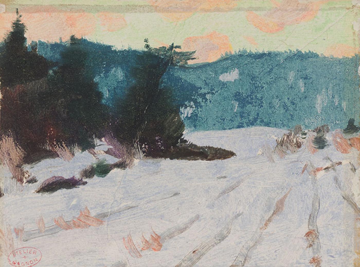 Clarence Alphonse Gagnon (1881-1942) - Chemin d’Hiver, Comté Charlevoix