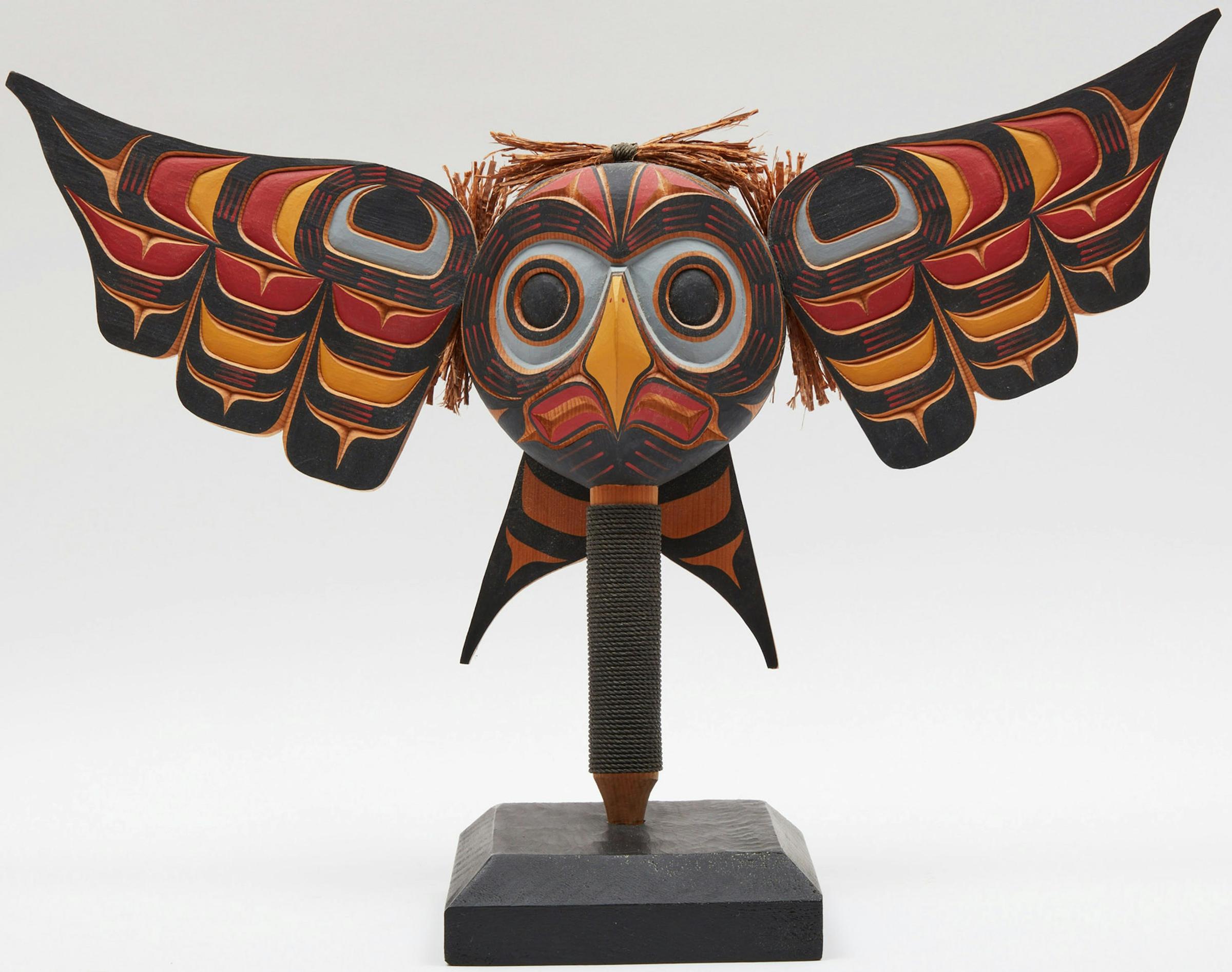 Jason Henry Hunt (1973) - Kwagulth Owl Rattle