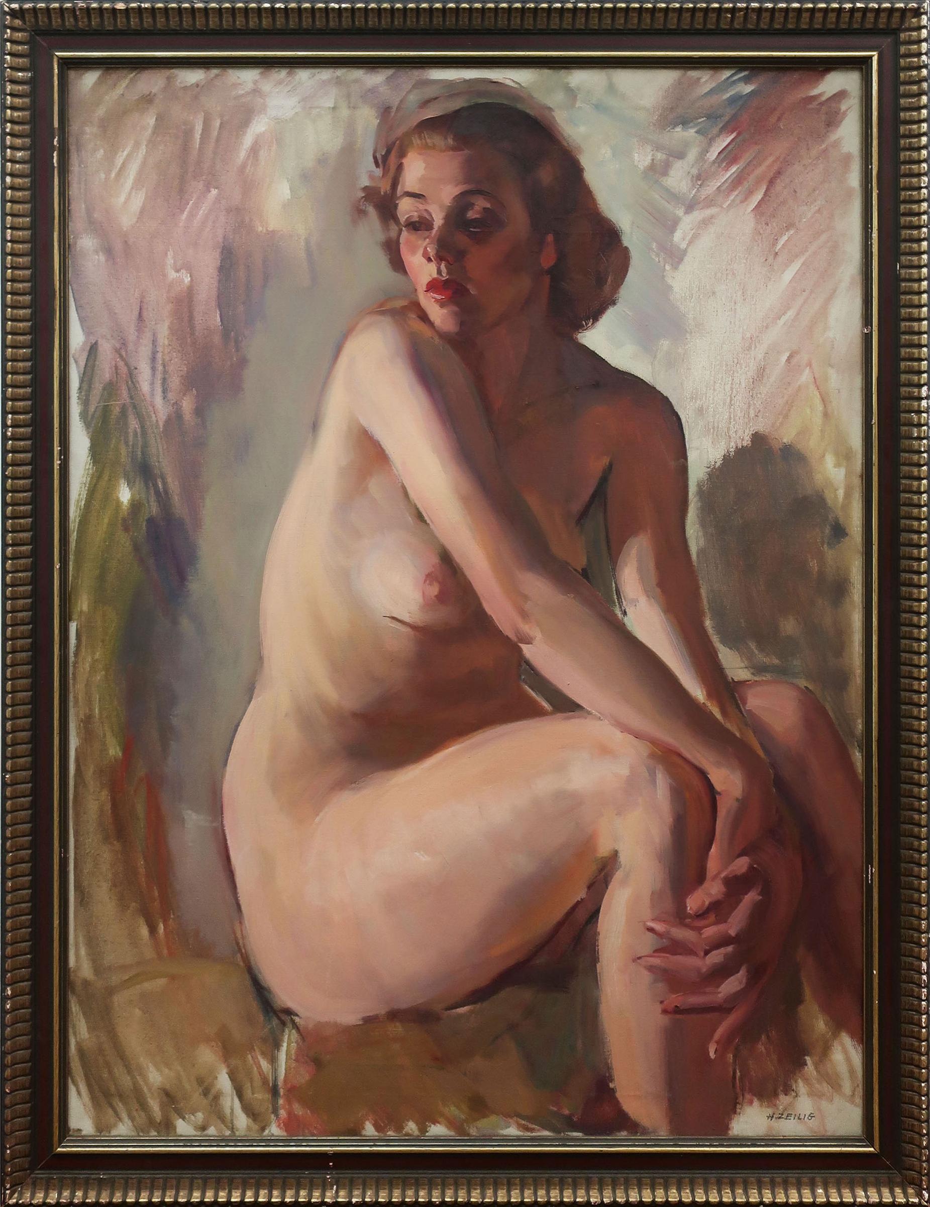 Harry Maer Zeilig - Seated Nude