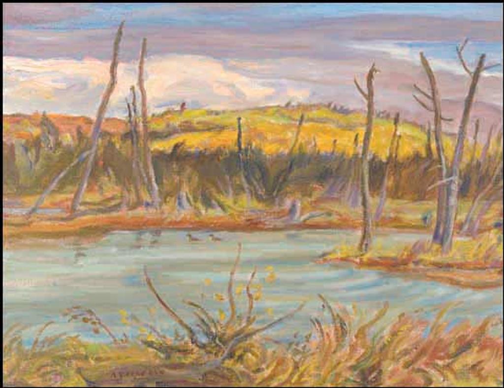 Alexander Young (A. Y.) Jackson (1882-1974) - Marsh Land, Combermere, Ont.