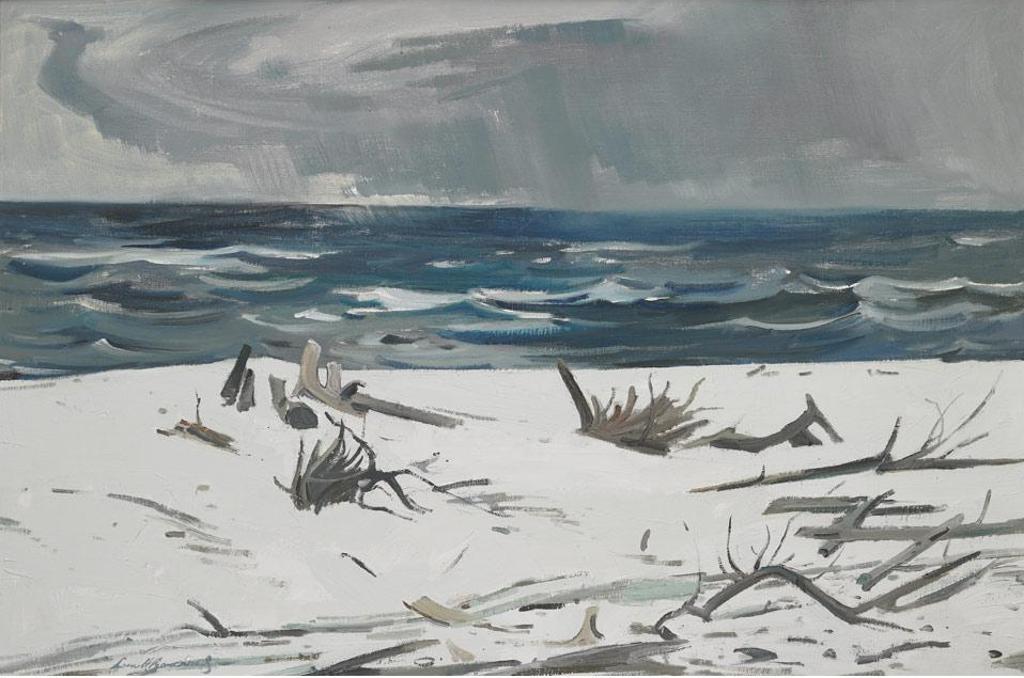 George Lorne Holland Bouchard (1913-1978) - Snow Squall Off Cap Chat (Lower St. Lawrence), Nov., 1967