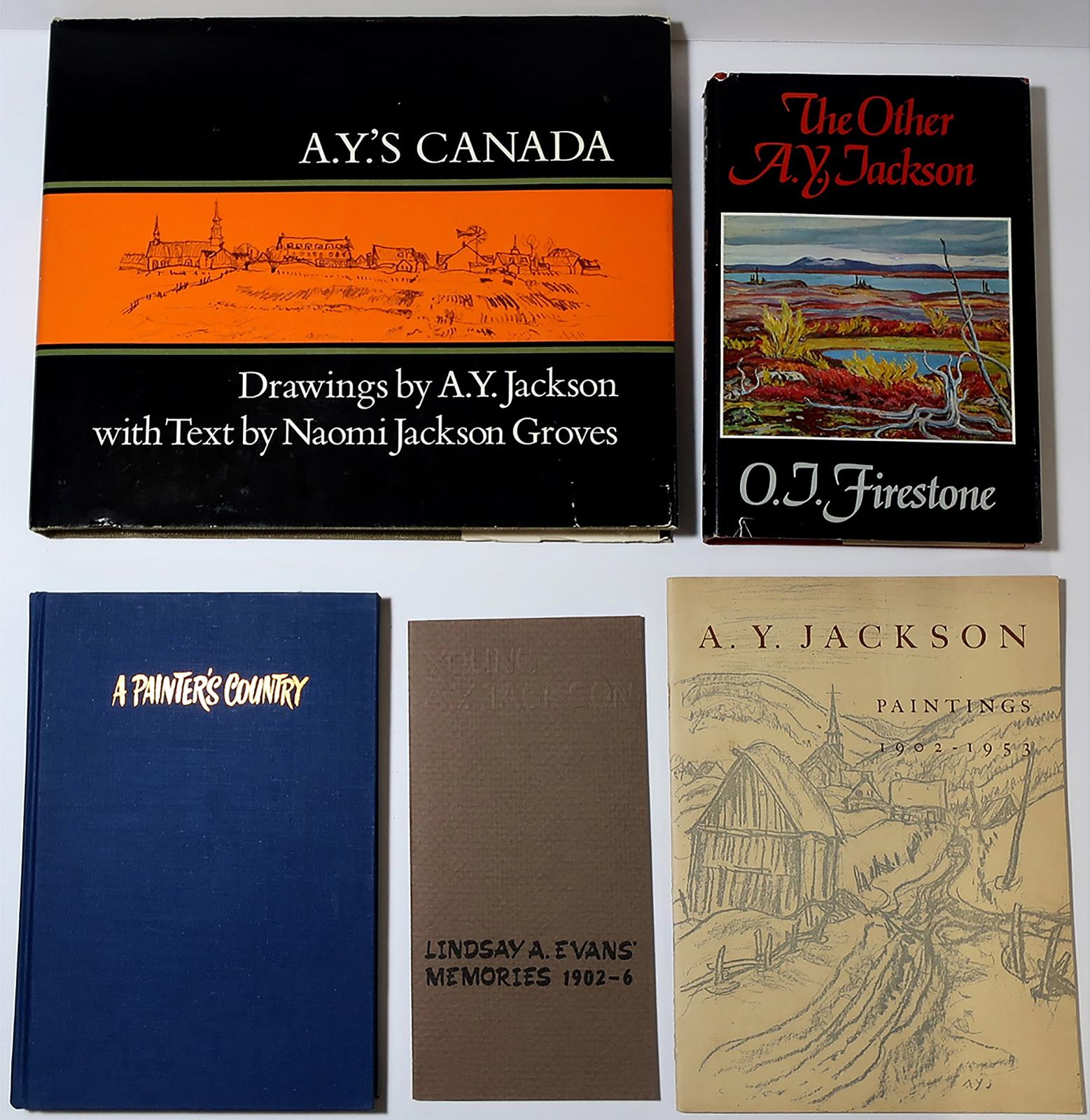 Alexander Young (A. Y.) Jackson (1882-1974) - Group Lot (A.Y. Jackson) (Three Books, Two Booklets)