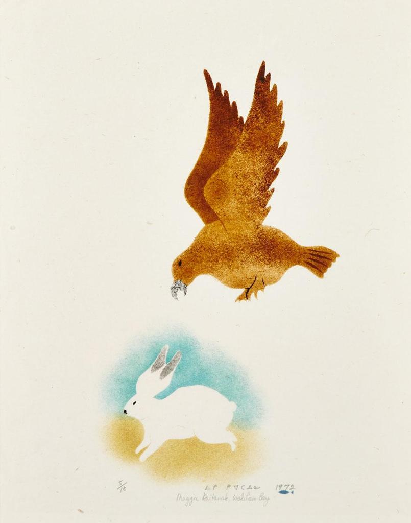 Maggie Kiatainaq (1948) - Preying Eagle