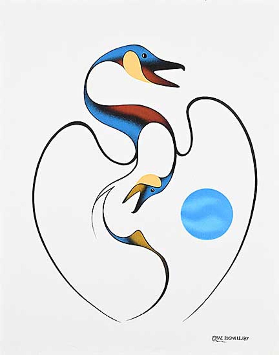 Isaac Bignell (1960-1995) - Untitled - Two Birds