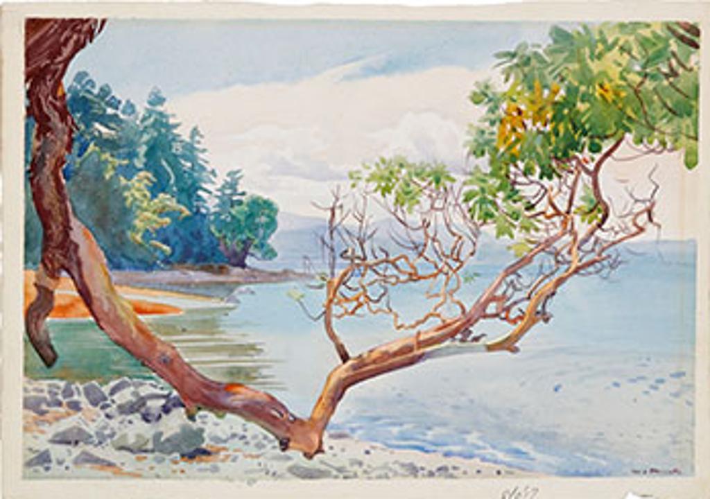 Walter Joseph (W.J.) Phillips (1884-1963) - Arbutus Tree, Sea Shore