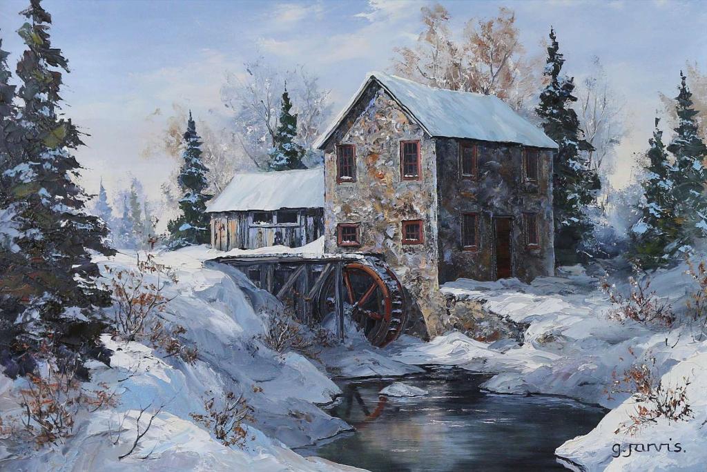 Georgia Jarvis (1944-1990) - A Winter Mill