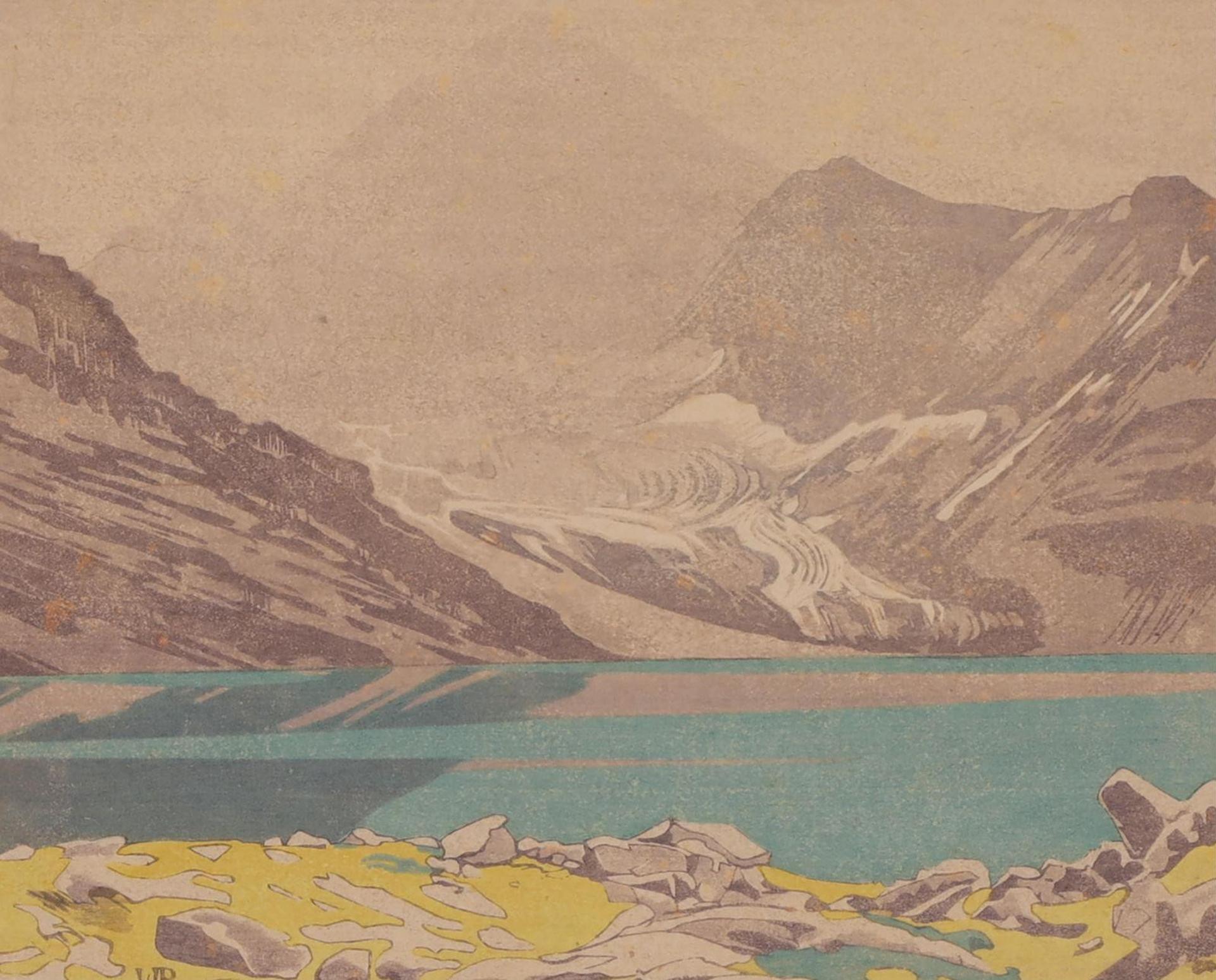 Walter Joseph (W.J.) Phillips (1884-1963) - Lake Macarthur, Canadian Rockies; 1931
