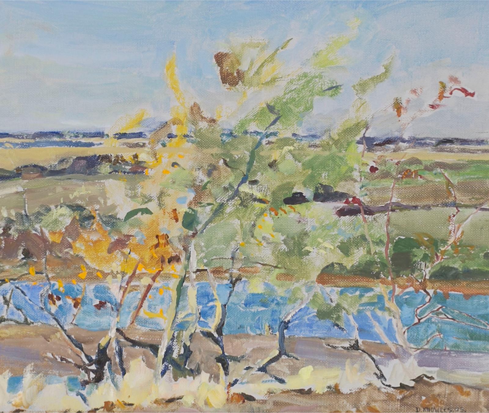 Dorothy Elsie Knowles (1927-2001) - North Saskatchewan River, 1975