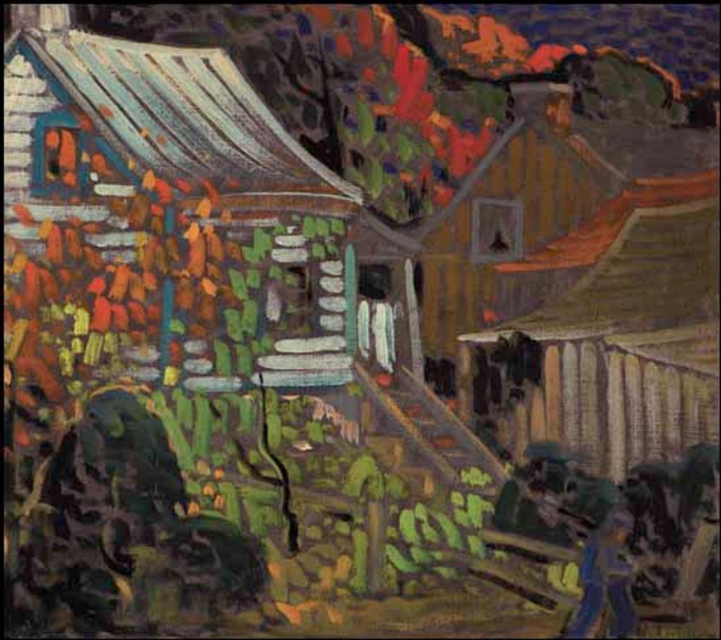 Marc-Aurèle Fortin (1888-1970) - Le hameau, Charlevoix