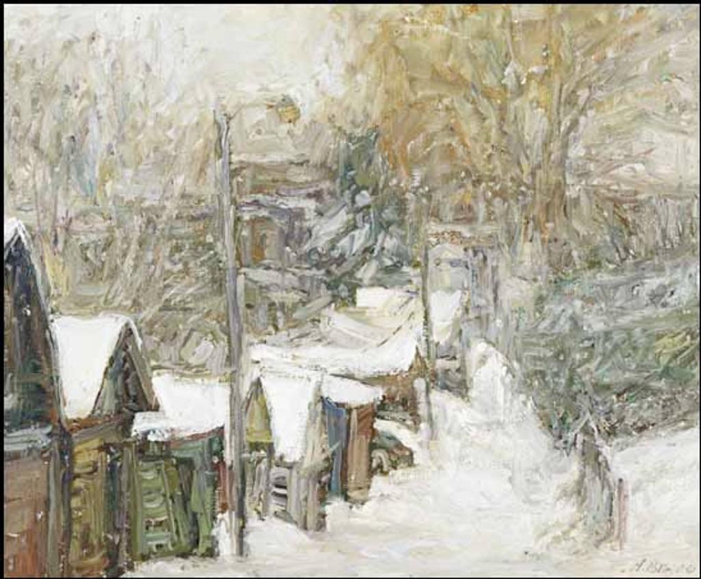 Donald Besco (1941) - Winter Laneway