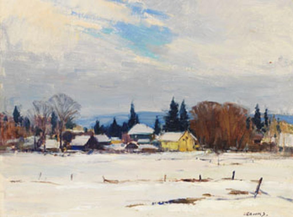 Frank Leonard Brooks (1911-1989) - Winter Sketch, Minden