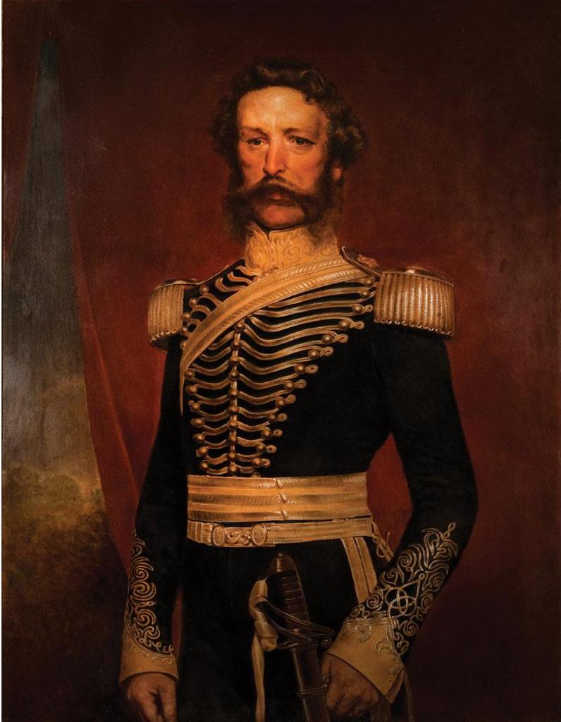 George Theodore Berthon (1806-1892) - Portrait Of Lieutenant-Colonel George Taylor Denison Ii