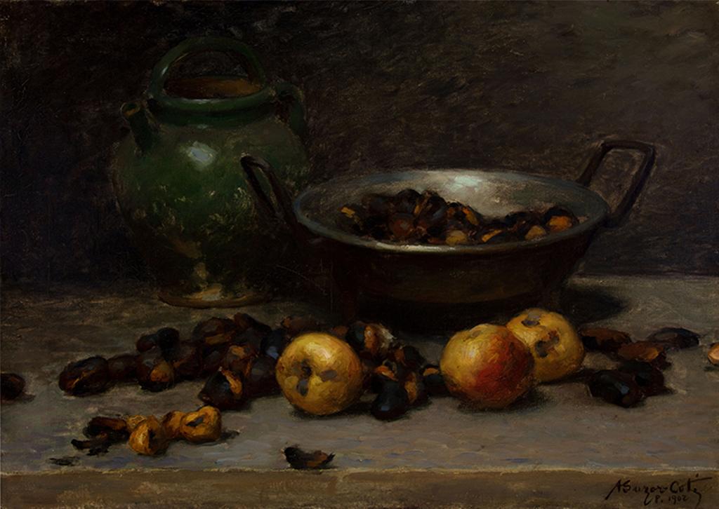 Marc-Aurèle de Foy Suzor-Coté (1869-1937) - Nature morte aux pommes et marrons