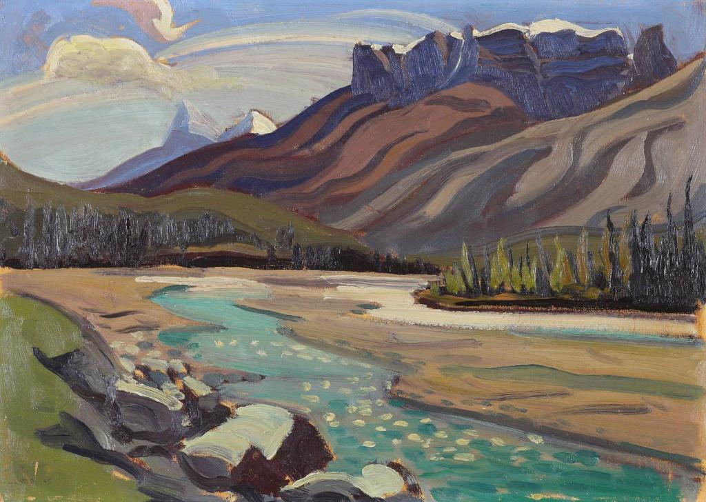 Henry George Glyde (1906-1998) - North Fork, Saskatchewan River; 1945