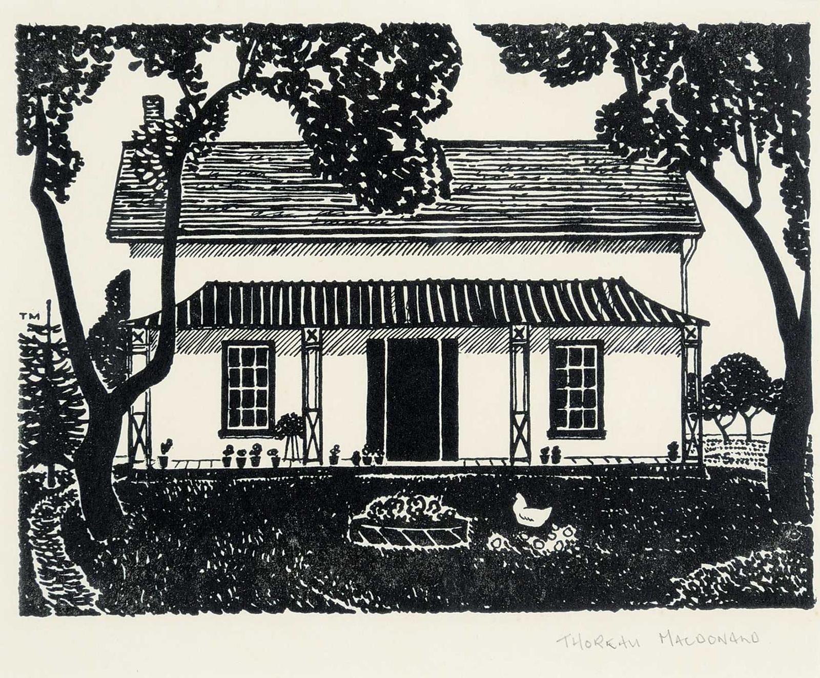 Thoreau MacDonald (1901-1989) - Untitled - View of the Farm