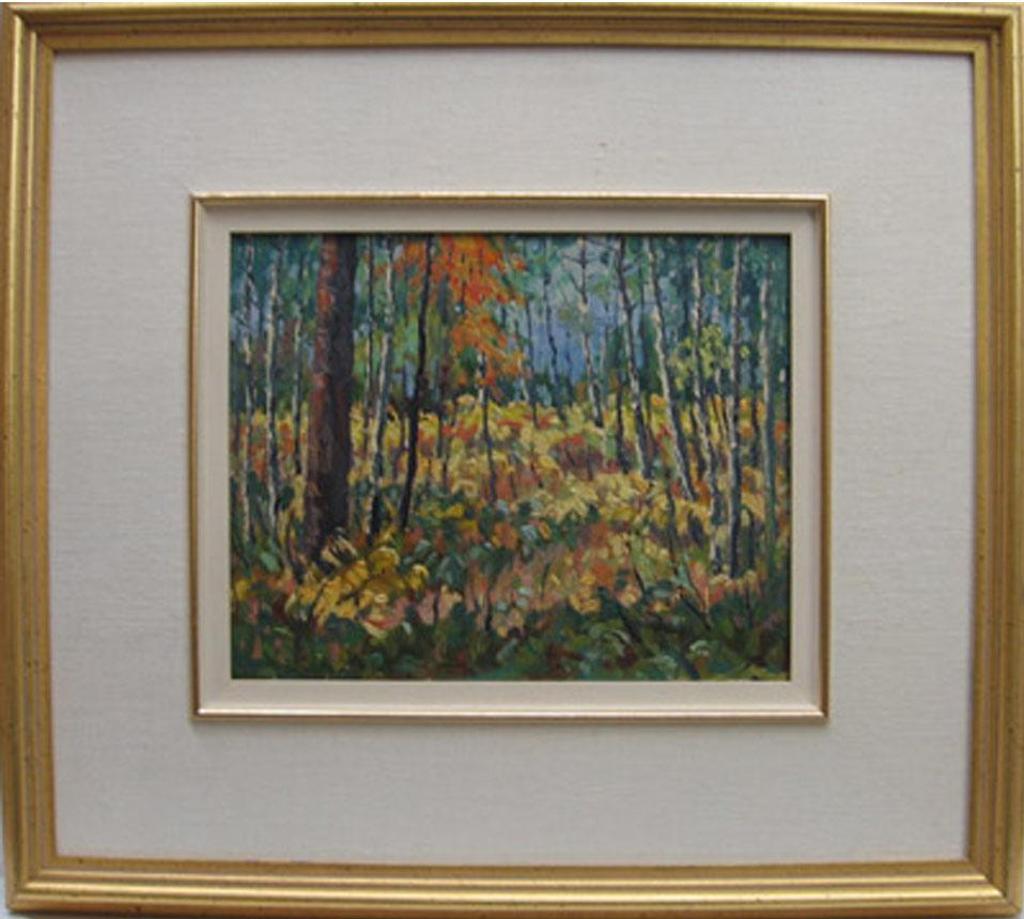 Stuart Clifford Shaw (1896-1970) - Fall Woodland Study