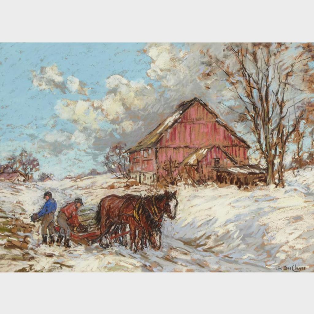 Berthe Des Clayes (1877-1968) - The Red Barn