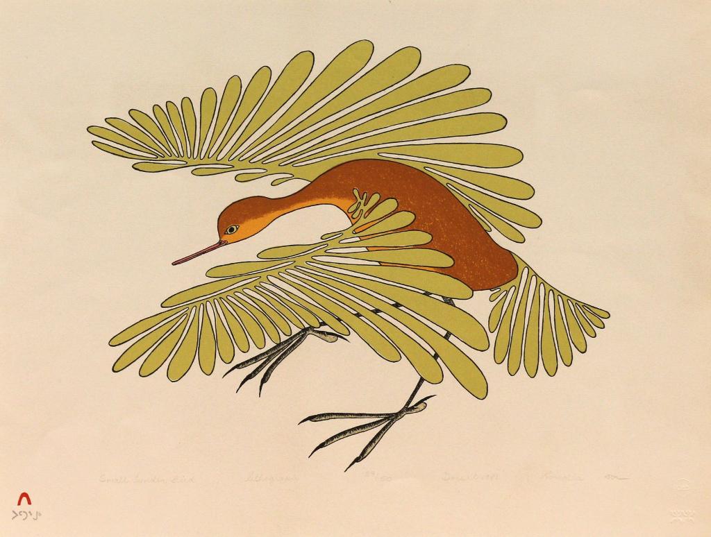 Aoudla Pudlat (1951-2006) - Small Tundra Bird; 1981
