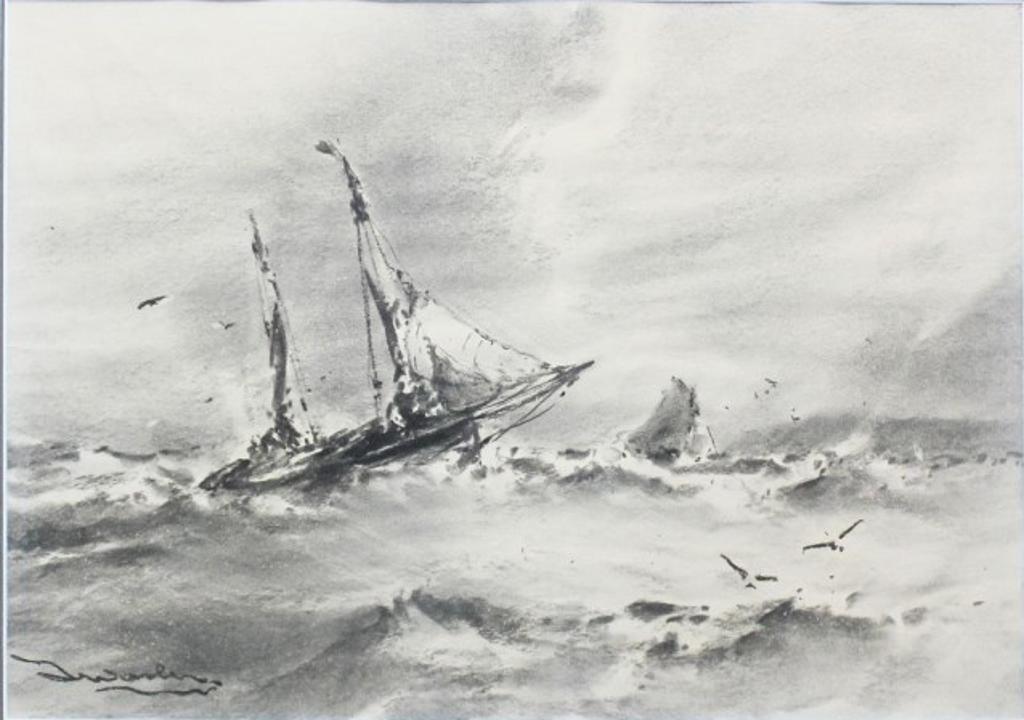 Frank Wasley (1848-1934) - High Seas