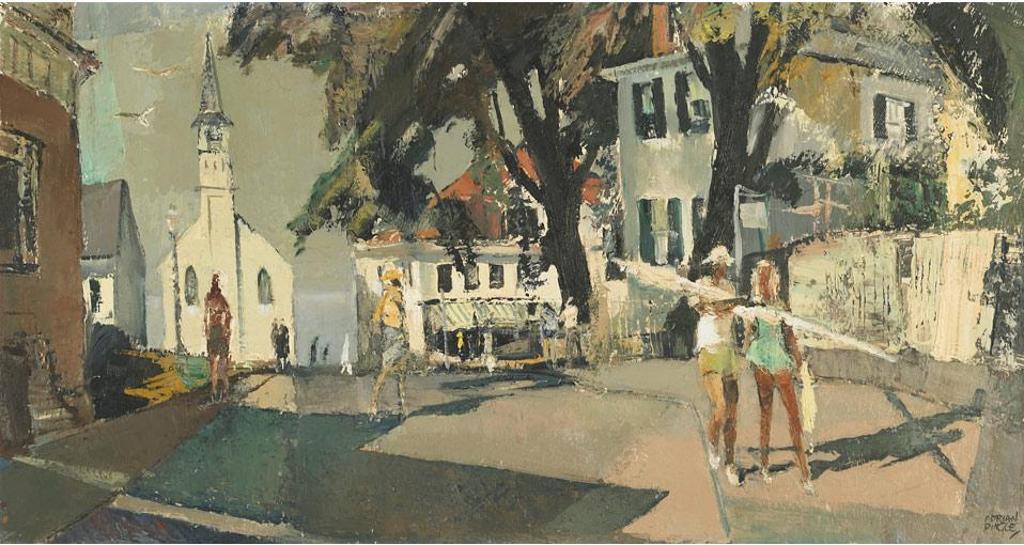 John Adrian Darley Dingle (1911-1974) - Street In Rockport