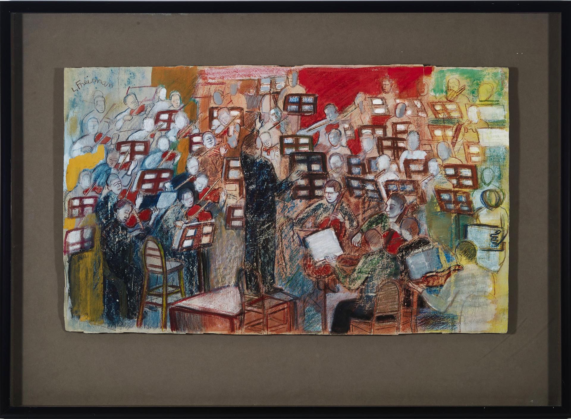 Lillian Freiman (1908-1986) - Untitled (The Conductor)