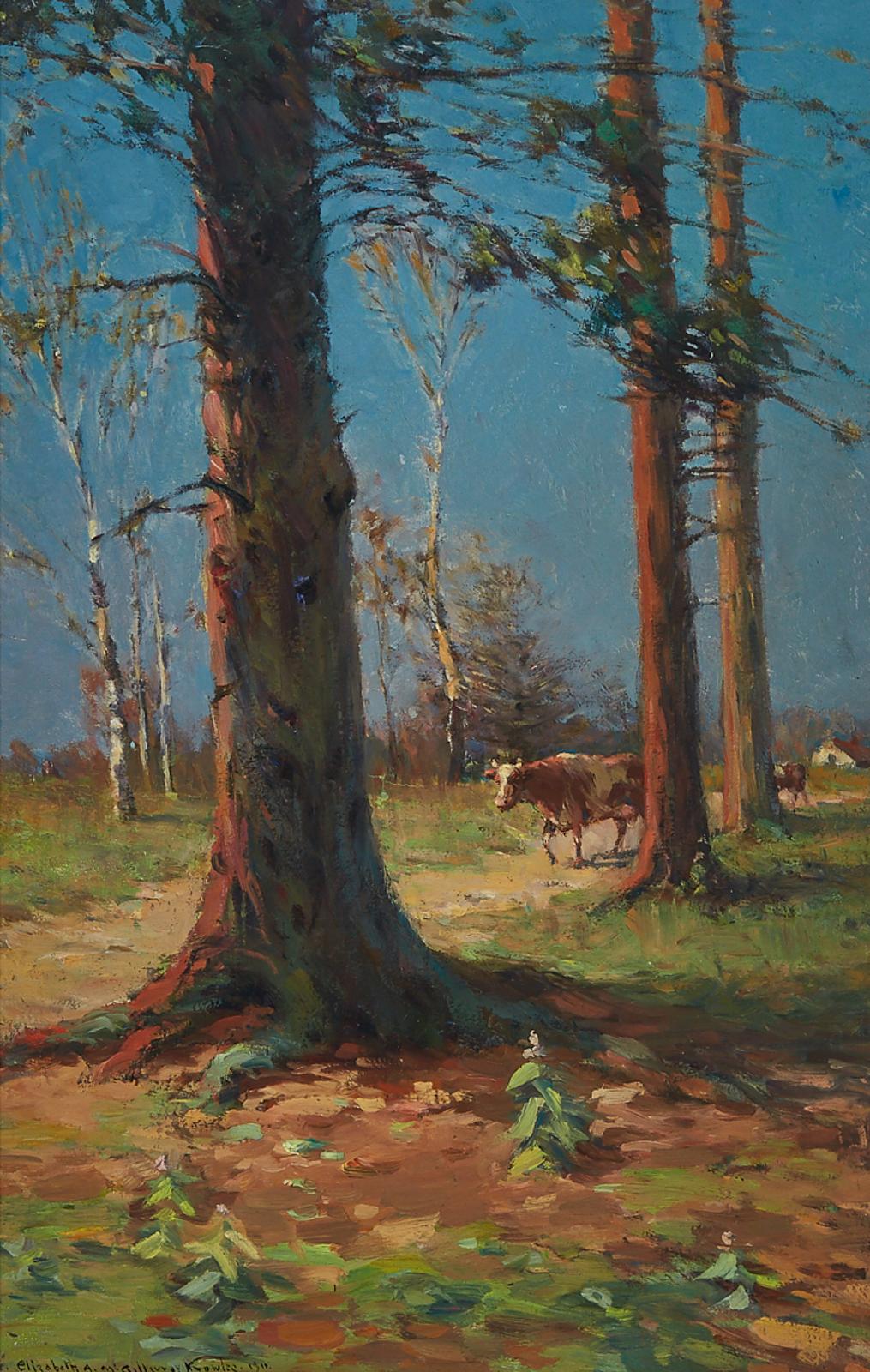 Elizabeth Annie Mcgilllivray Knowles (1866-1928) - The Edge Of The Wood, 1911