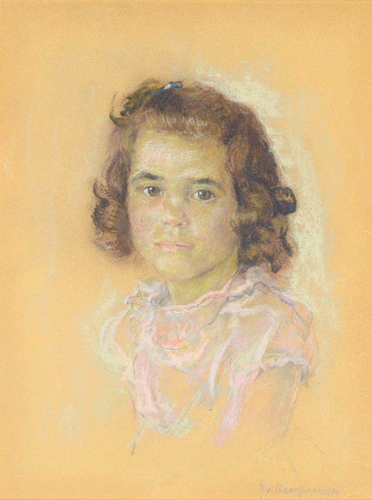 Nicholas (Nickola) de Grandmaison (1892-1978) - Untitled - Girl in a Pink Dress