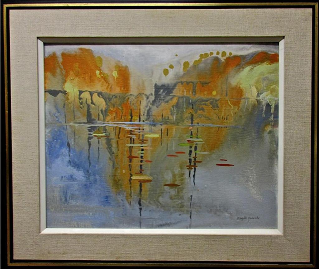 Bobs (Zema Barbara) Cogill Haworth (1900-1988) - Autumn Haze On The Lake