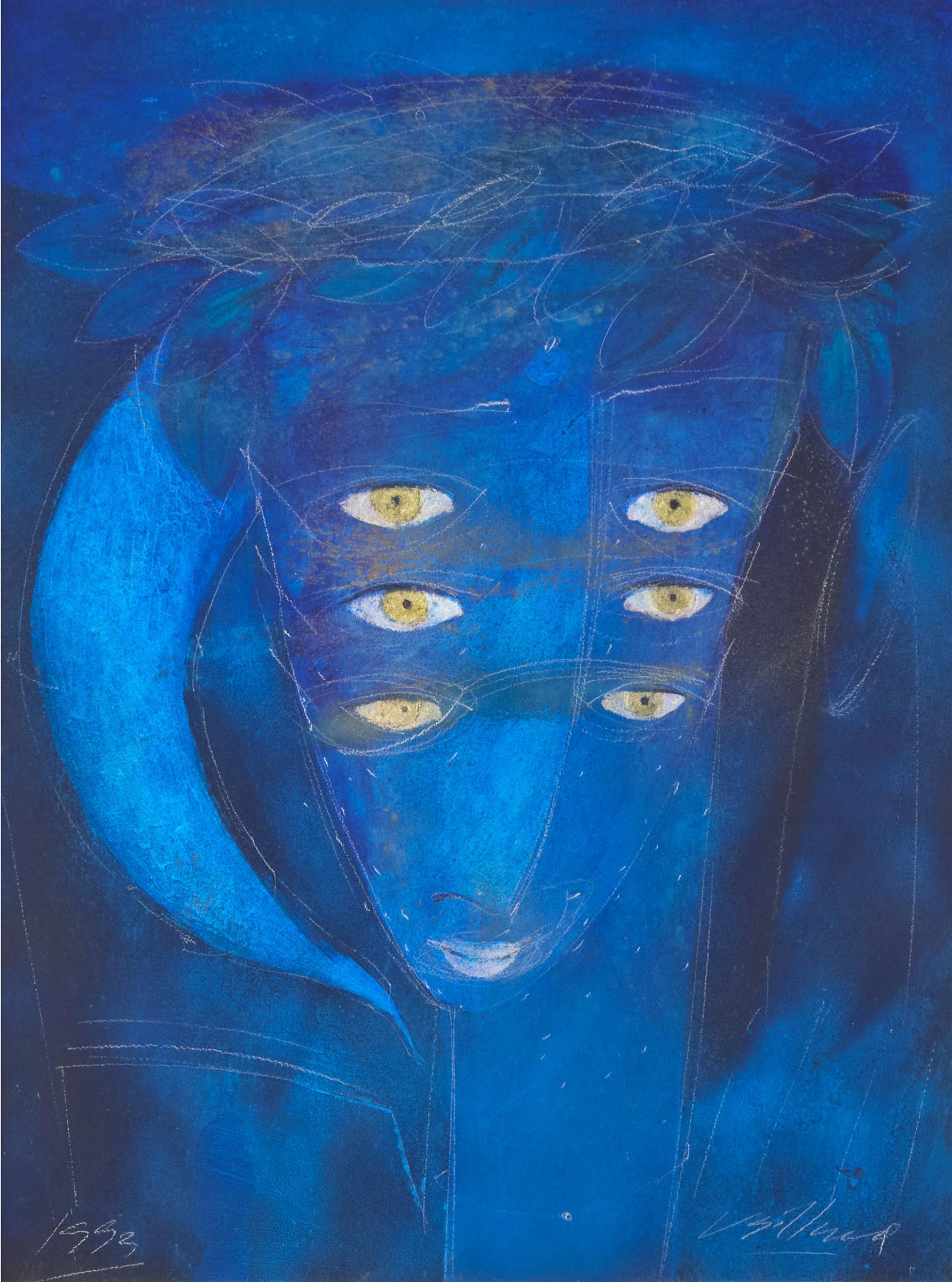 Joseph-Richard Veilleux - Untitled (Face With Six Eyes), 1993
