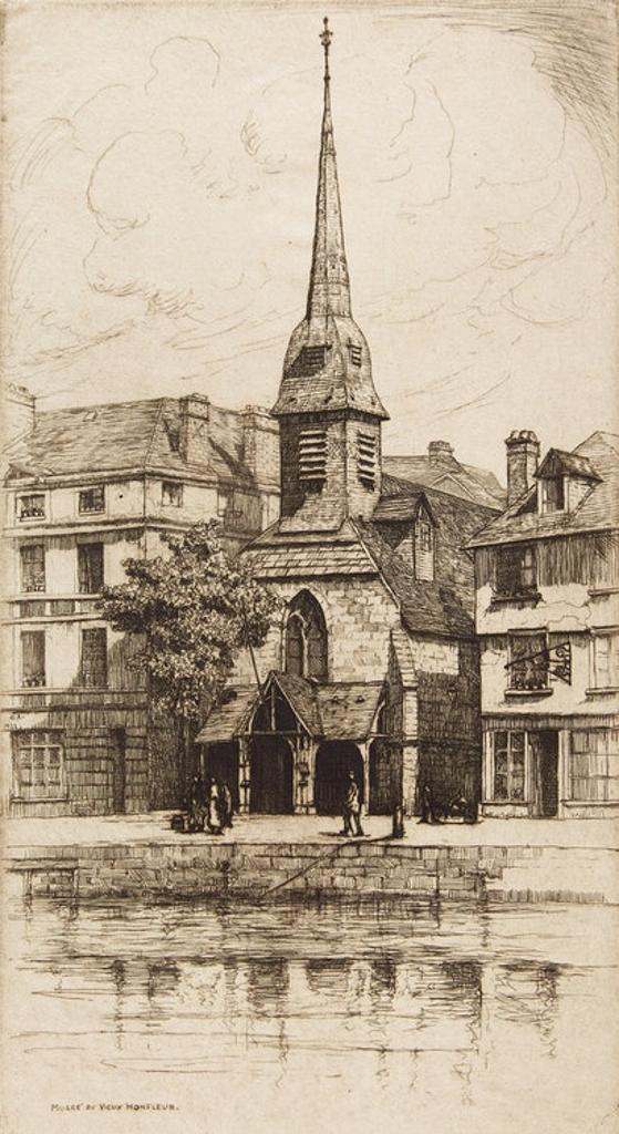 Caroline Helena Armington (1875-1939) - Museé du Vieux Honfleur; Le Grand Canal Venise; La Cathédrale de Chartres; La Cathedrale de Tours