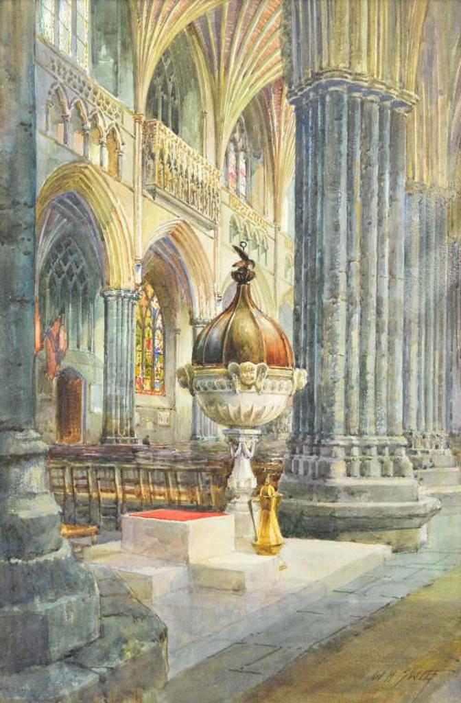 Walter Henry Sweet (1889-1943) - Cathedral Interior