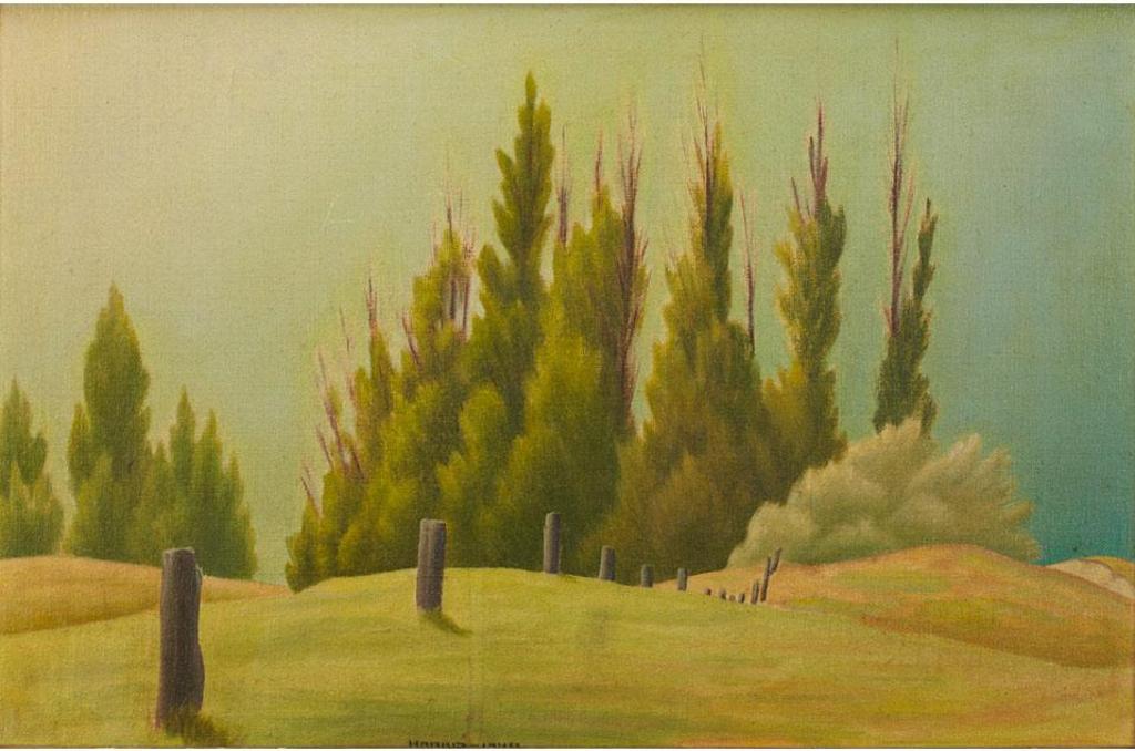 Lawren Phillips Harris (1910-1994) - Poplars, 1940