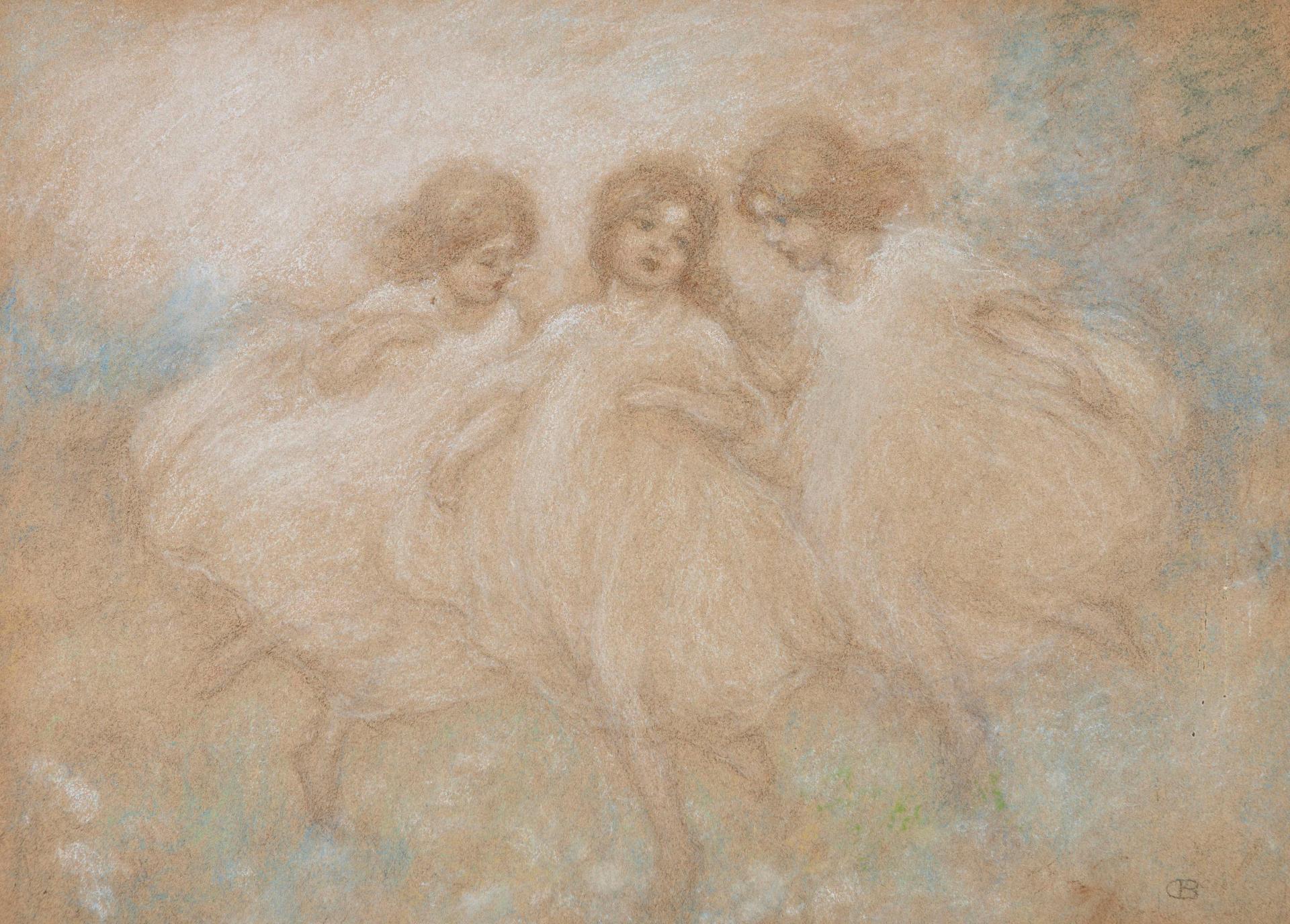 Charles Ernest de Belle (1873-1939) - Three Girls