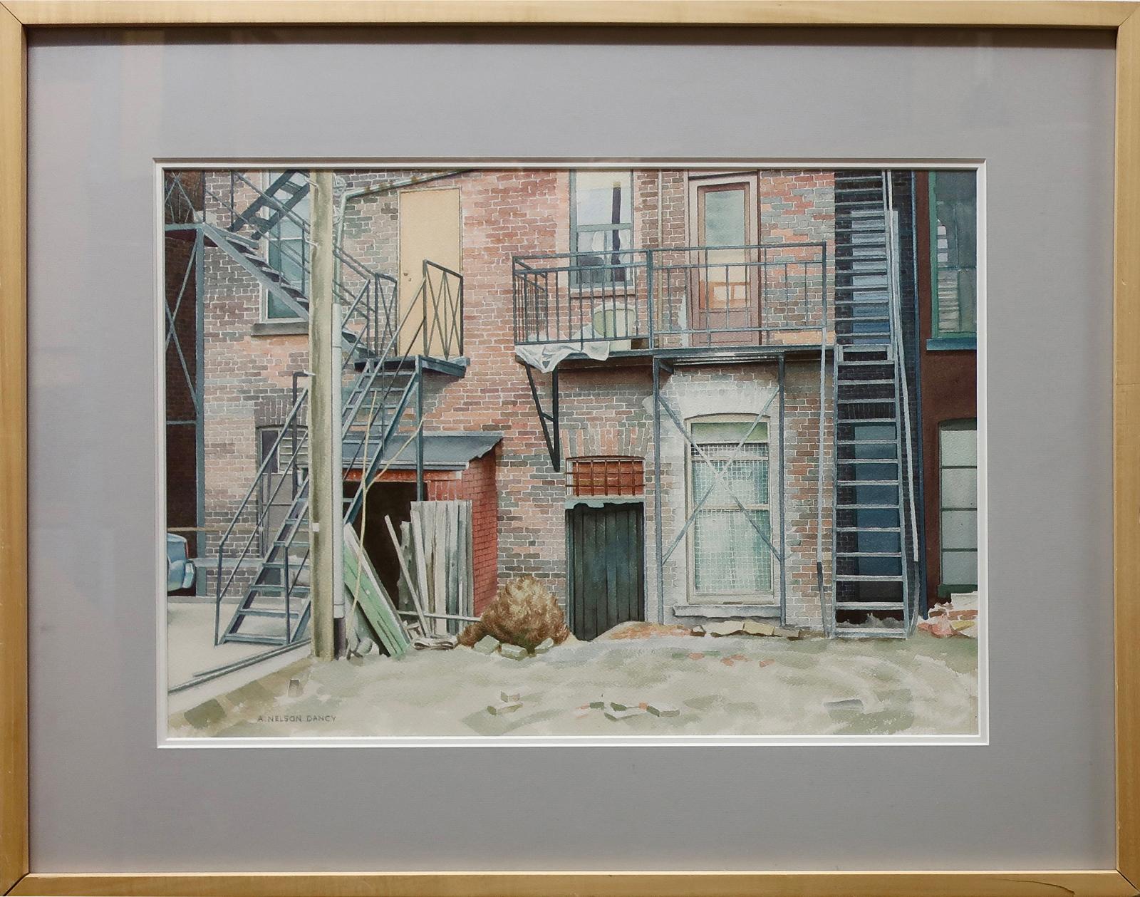 A. Nelson Dancy (1925) - Backlane In Cabbagetown