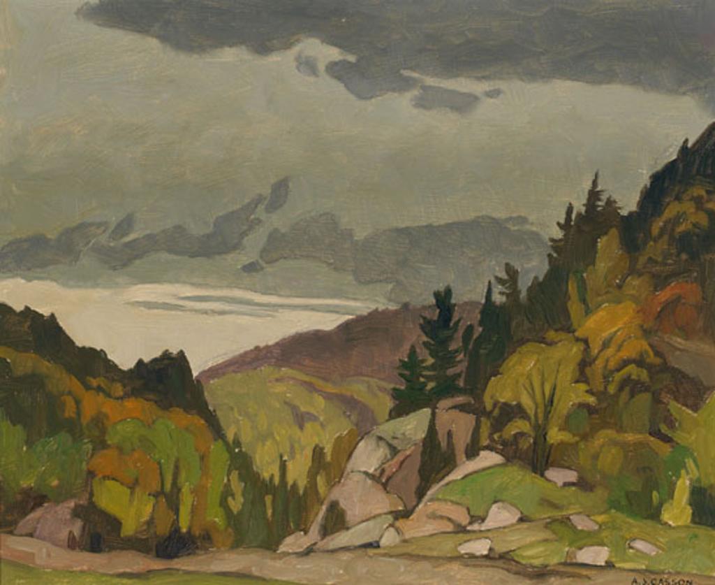 Alfred Joseph (A.J.) Casson (1898-1992) - At Harrington - Quebec