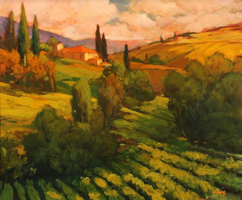 Philip Craig (1951) - Italian Landscape