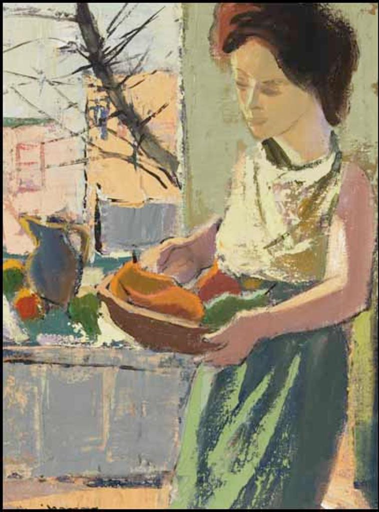 Henri Leopold Masson (1907-1996) - Girl with Pears
