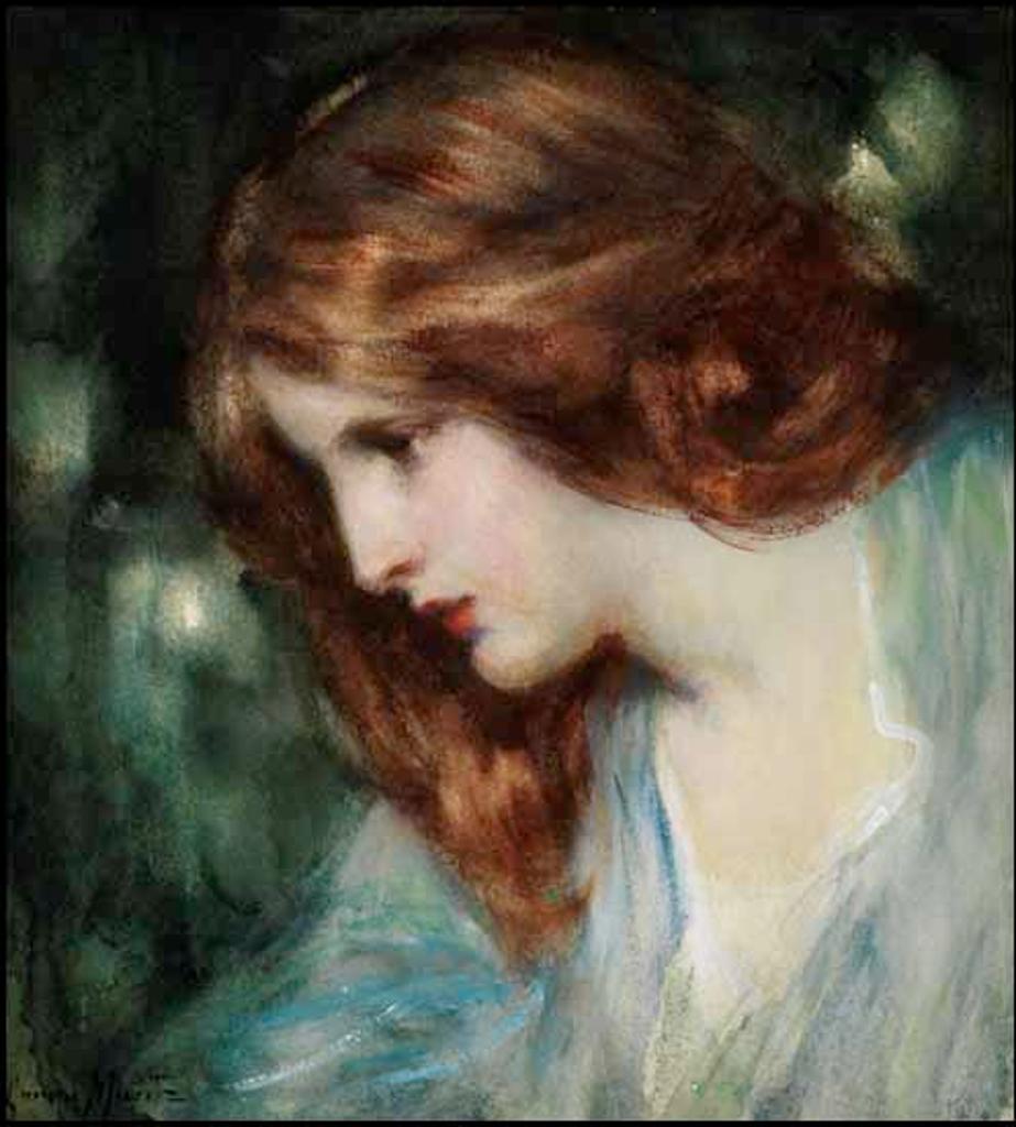 Laura Adelaine Muntz Lyall (1860-1930) - Portrait of a Young Woman