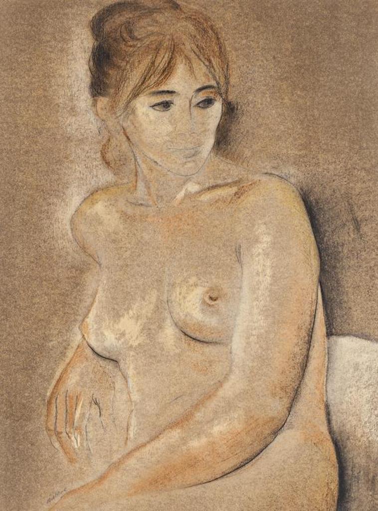Louis Muhlstock (1904-2001) - Seated Nude