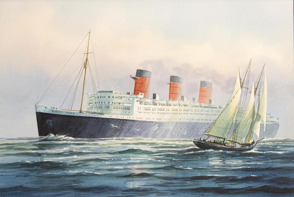 Harry Heine (1924-2004) - The Queen Mary