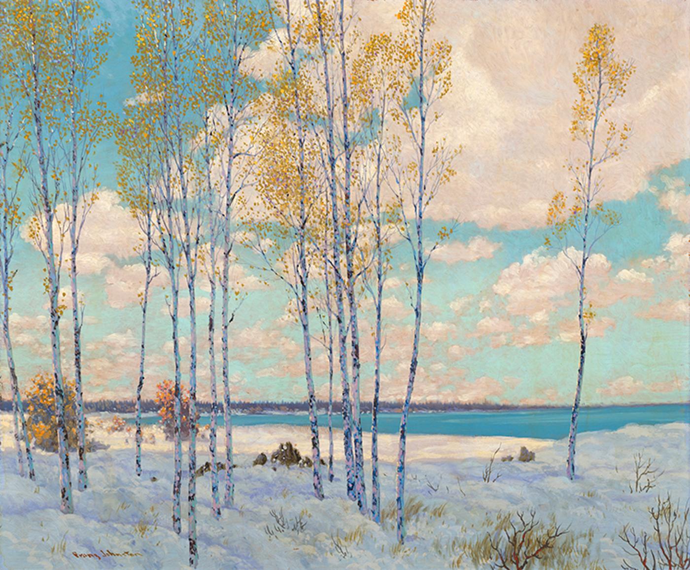 Frank (Franz) Hans Johnston (1888-1949) - October Snow