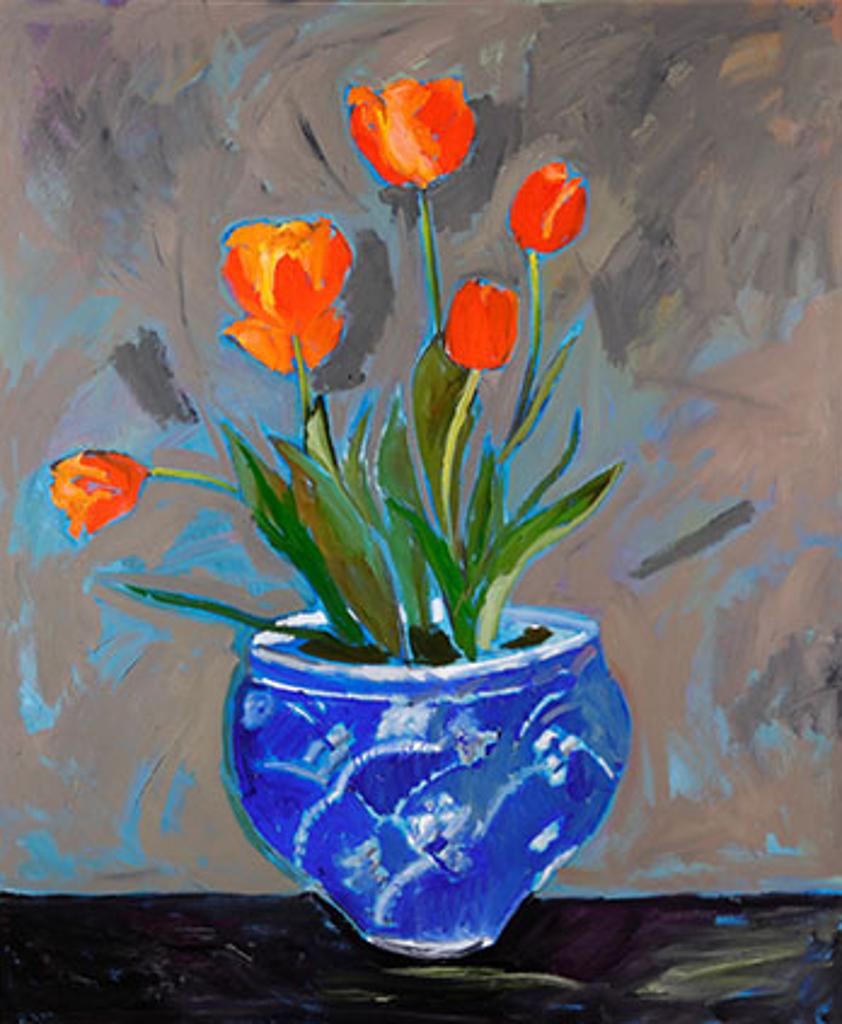 Christopher Broadhurst (1953) - Cezanne's Tulips (03801/A89-249)