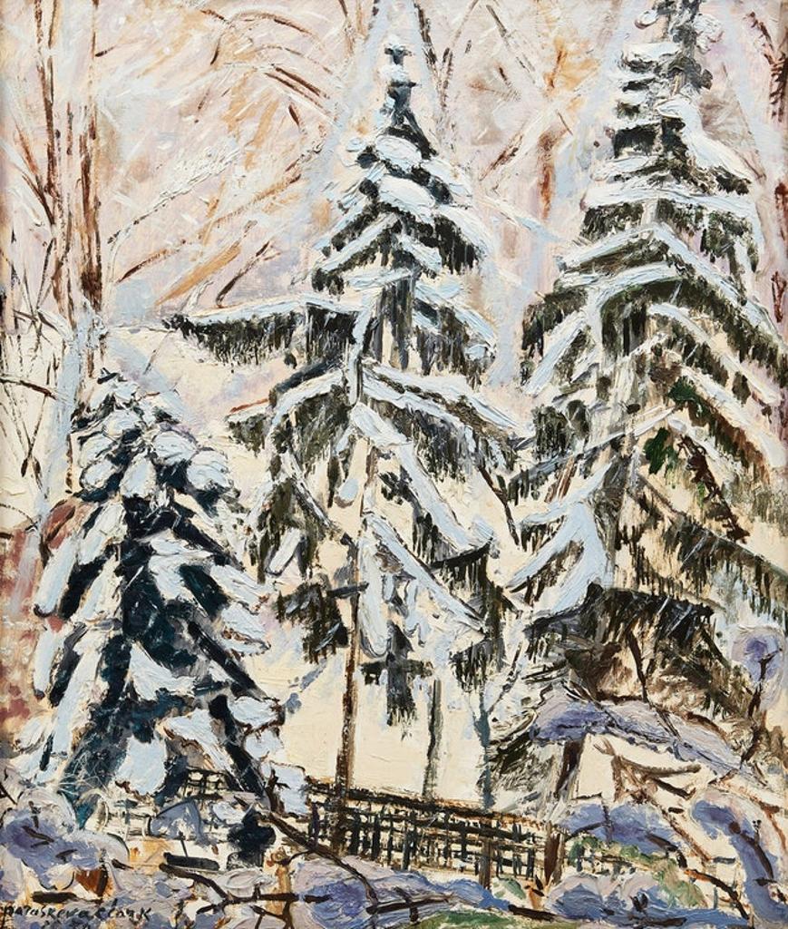 Paraskeva Plistik Clark (1898-1986) - Forest in Winter